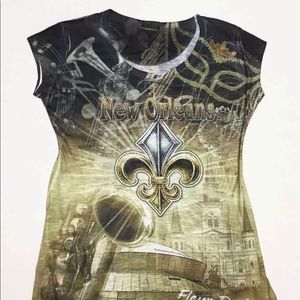 Sweet Gisele New Orleans Saints T Shirts